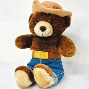 Vintage c.1985 Smokey The Bear 9" Plush *No Tush Tag